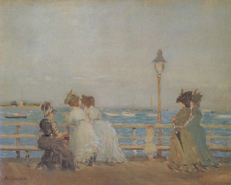 Arthur Clifton Goodwin On South Boston Pier oil painting picture